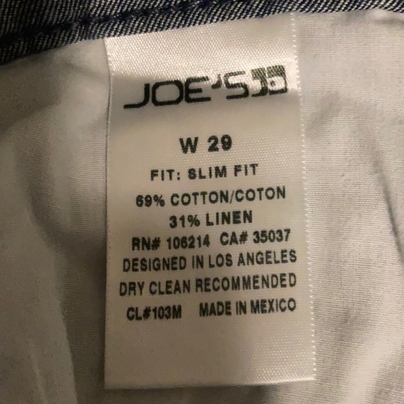 🏝HP🏝 Joe’s Jeans Ocean Weekender Linen-Blend - Picture 6 of 13